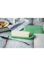 TableCraft Jadeite Glass Butter Dish