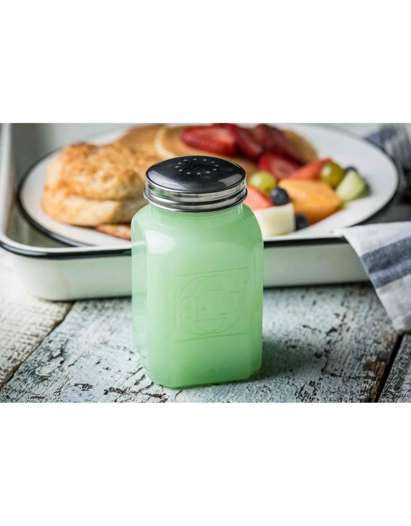 TableCraft Jadeite Glass Salt Shaker 6oz