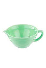 TableCraft Jadeite Glass Mixing Bowl with Spout 1.25qt