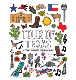 Tour of Texas Coloring Book