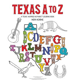 Texas A to Z Kids Coloring Book