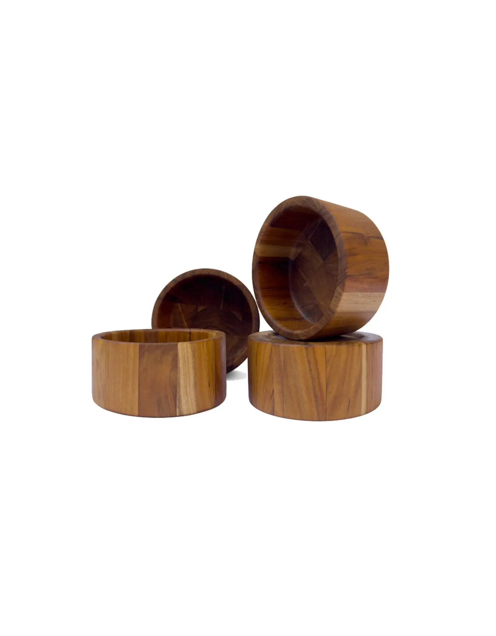 TeakHaus Bold Serving Bowls Set of 4