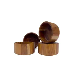 TeakHaus Bold Serving Bowls Set of 4