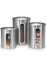 Stainless Steel Canisters - 3 Piece