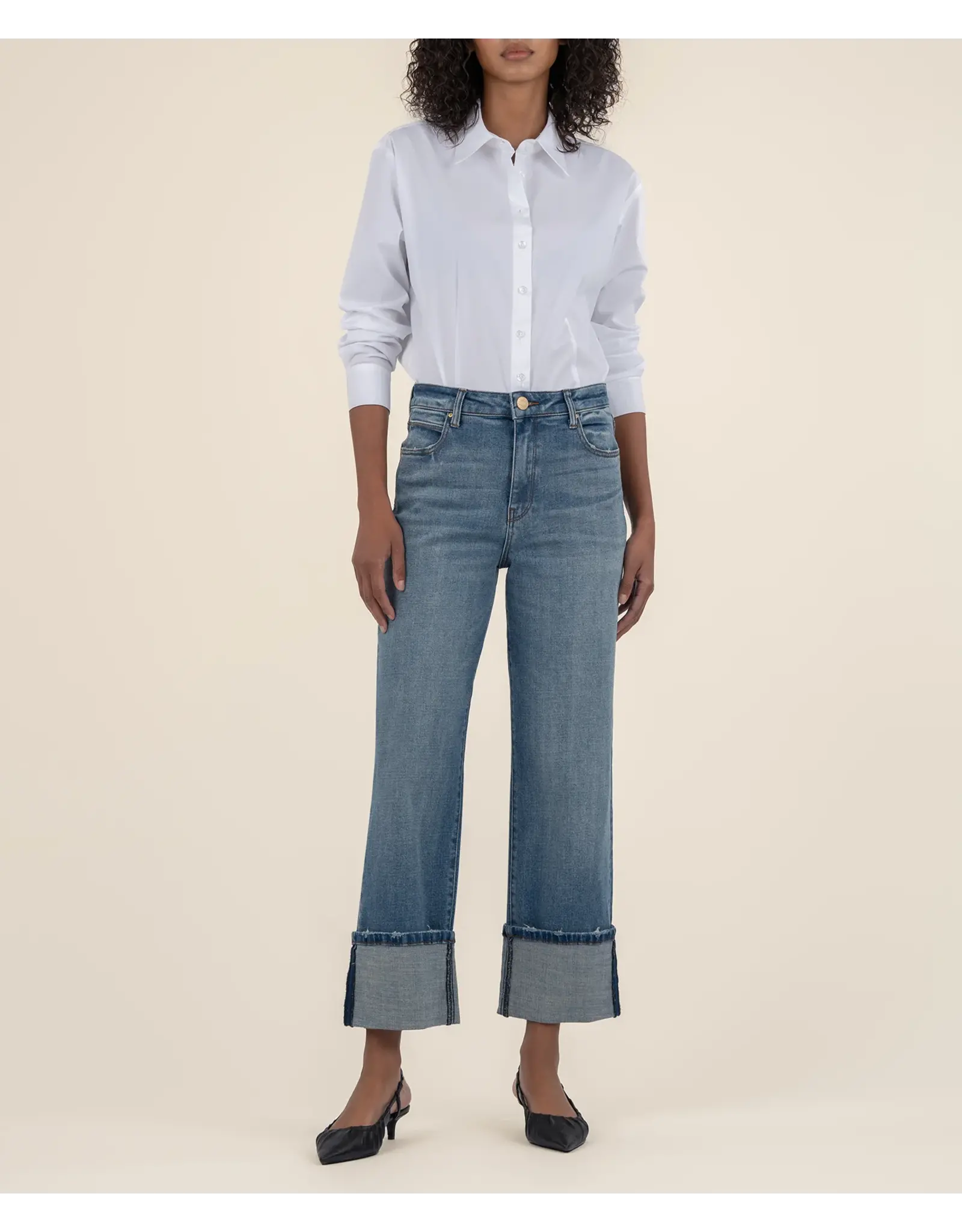 Kut from the Kloth / STS Blue KUT Sienna High Rise Wide Leg - Cuddle