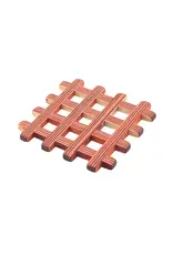 Pakka Red Coaster Set-4Pc