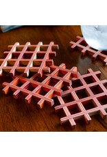 Pakka Red Coaster Set-4Pc