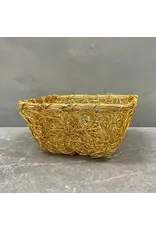 Gilded Twist Square Basket