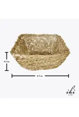 Gilded Twist Square Basket