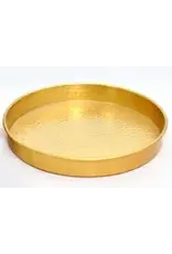 Gold Round Tray 14"