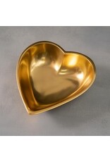 Polished Gold Heart Bowl Large
