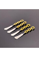 Gold Chain Handle Spreaders 4-Pc