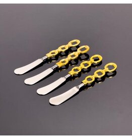 Gold Chain Handle Spreaders 4-Pc