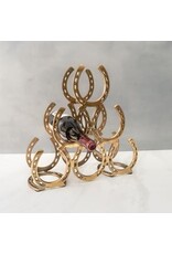 Stacked Horseshoe Wine Rack