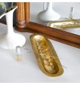 Gold Gilded Free Form Cracker Tray