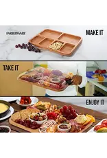 Farberware Build-A-Board Cutting Board with Compartments  11"x14"
