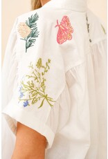 Millie Embroidered Dolman Sleeve Shirt Millie Embroidered Dolman Sleeve Shirt