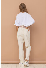 Mira Studded Over Sized High Low Top