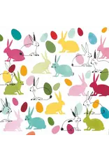 Rabbits & Eggs Luncheon Napkins