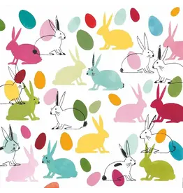 Rabbits & Eggs Luncheon Napkins