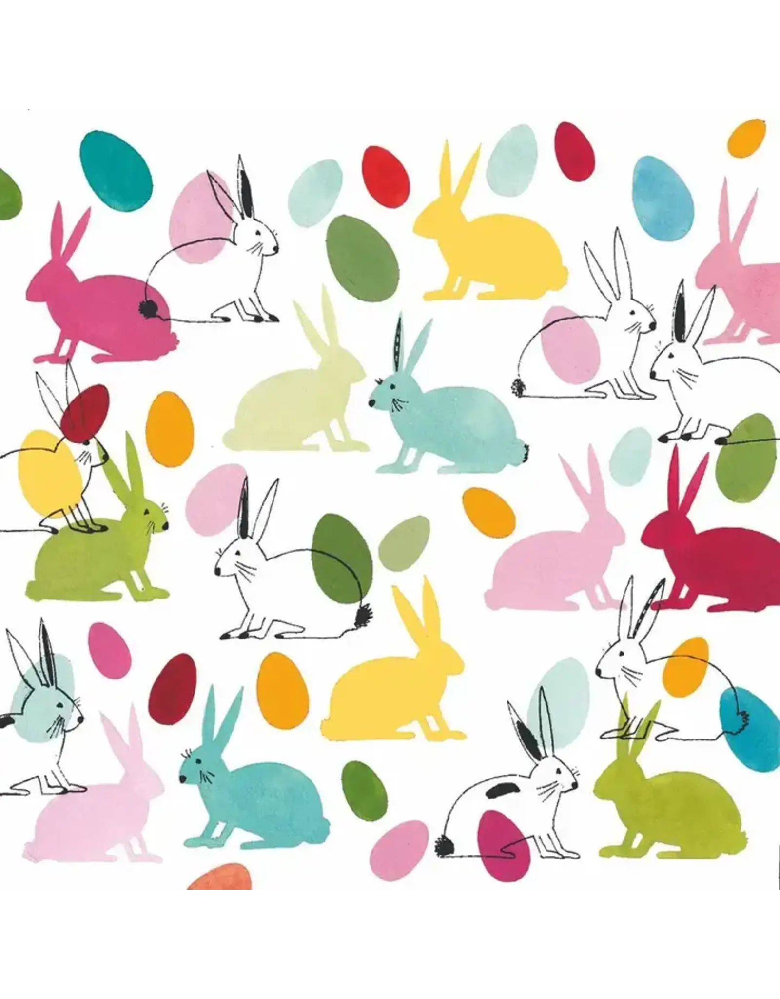 Rabbits & Eggs Luncheon Napkins