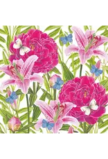 Peonies & Lillies Luncheon Napkins