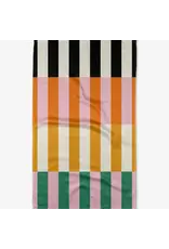 Geometry Stacked Stripes  Kitchen Tea Towel