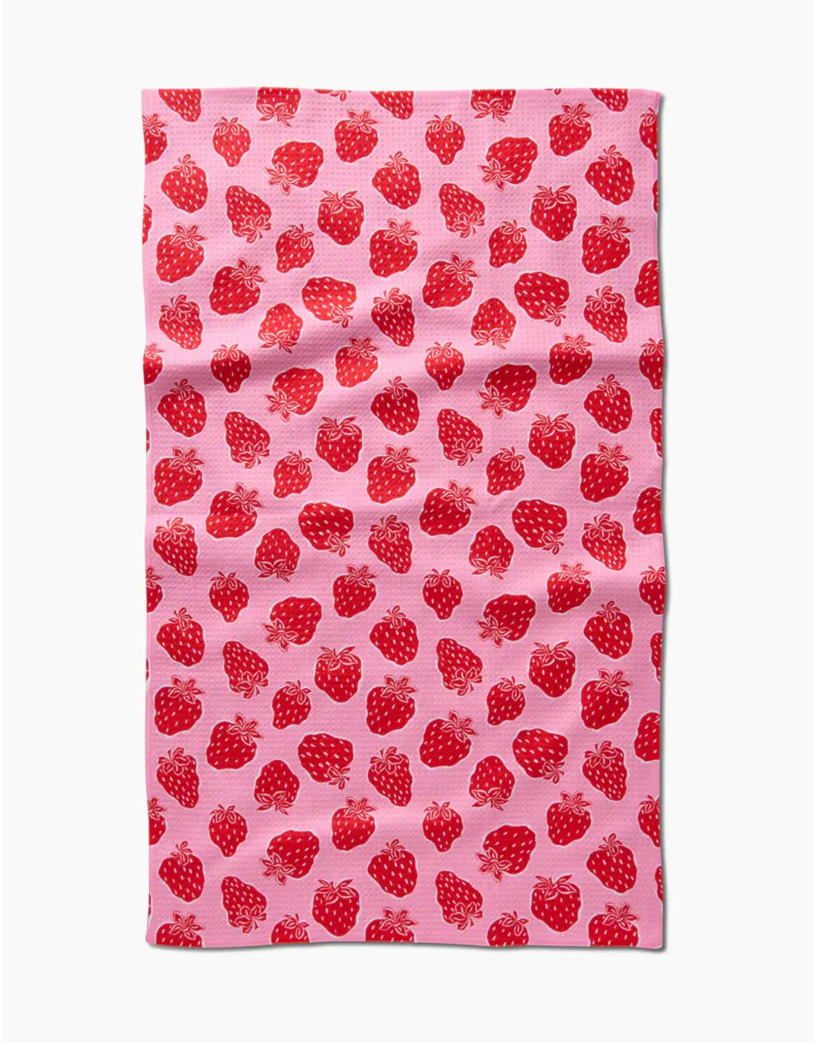 Geometry Strawberry Fields Kitchen Tea Towel