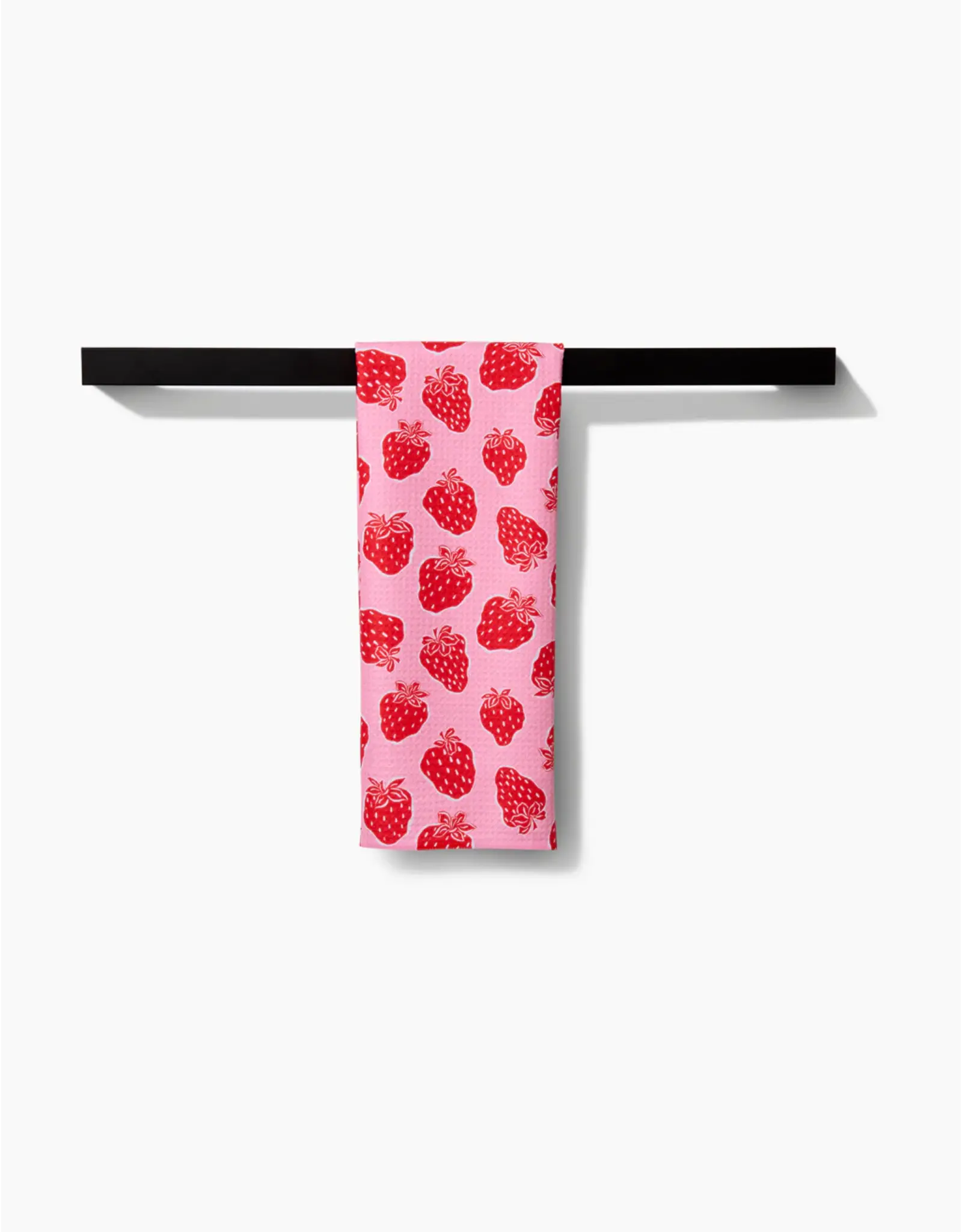 Geometry Strawberry Fields Kitchen Tea Towel