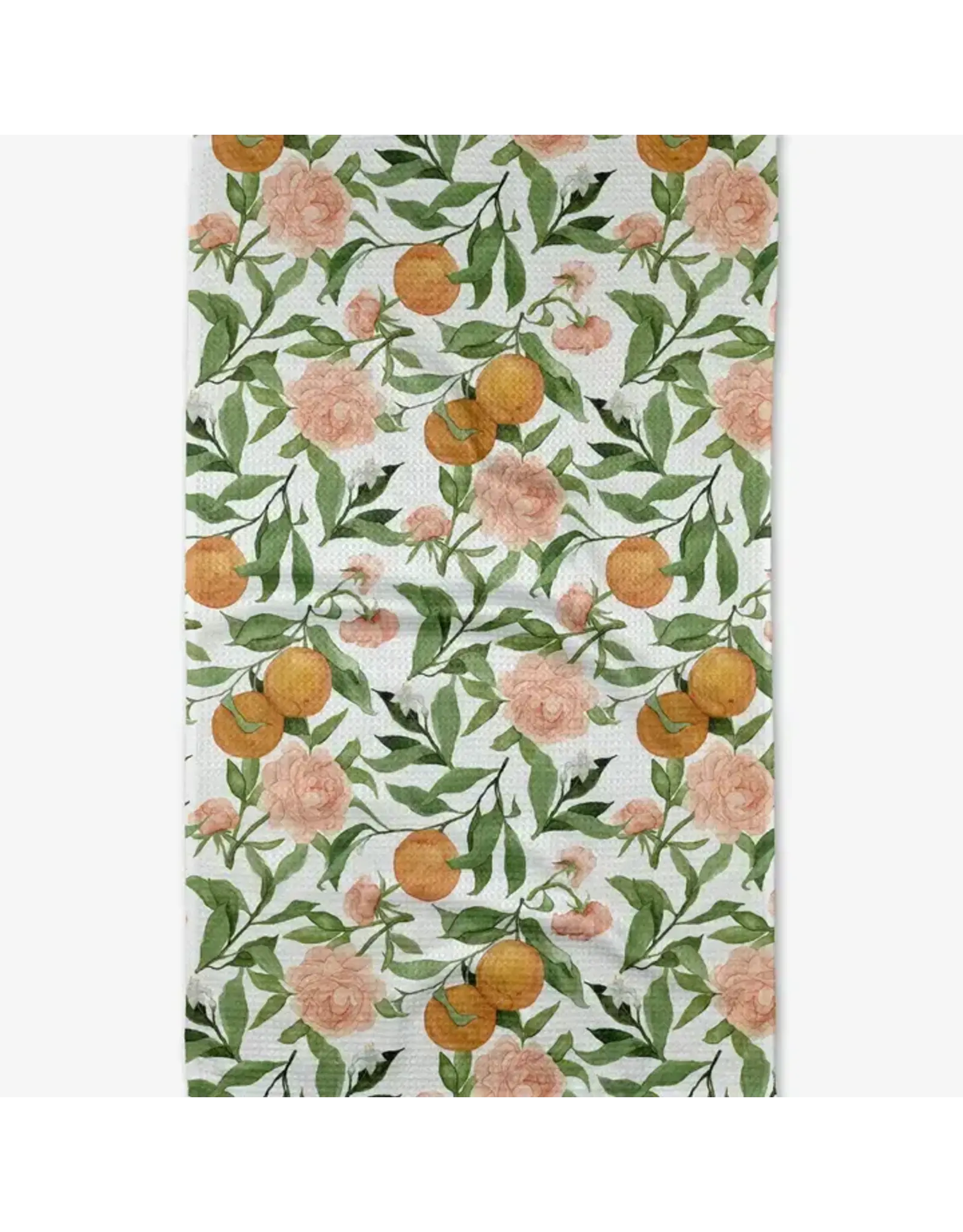 Geometry A Peony For Your Thoughts Kitchen Tea Towel