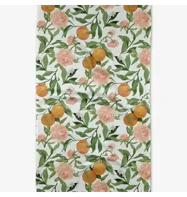 Geometry A Peony For Your Thoughts Kitchen Tea Towel