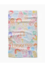 Geometry Lucky You Kitchen Tea Towel