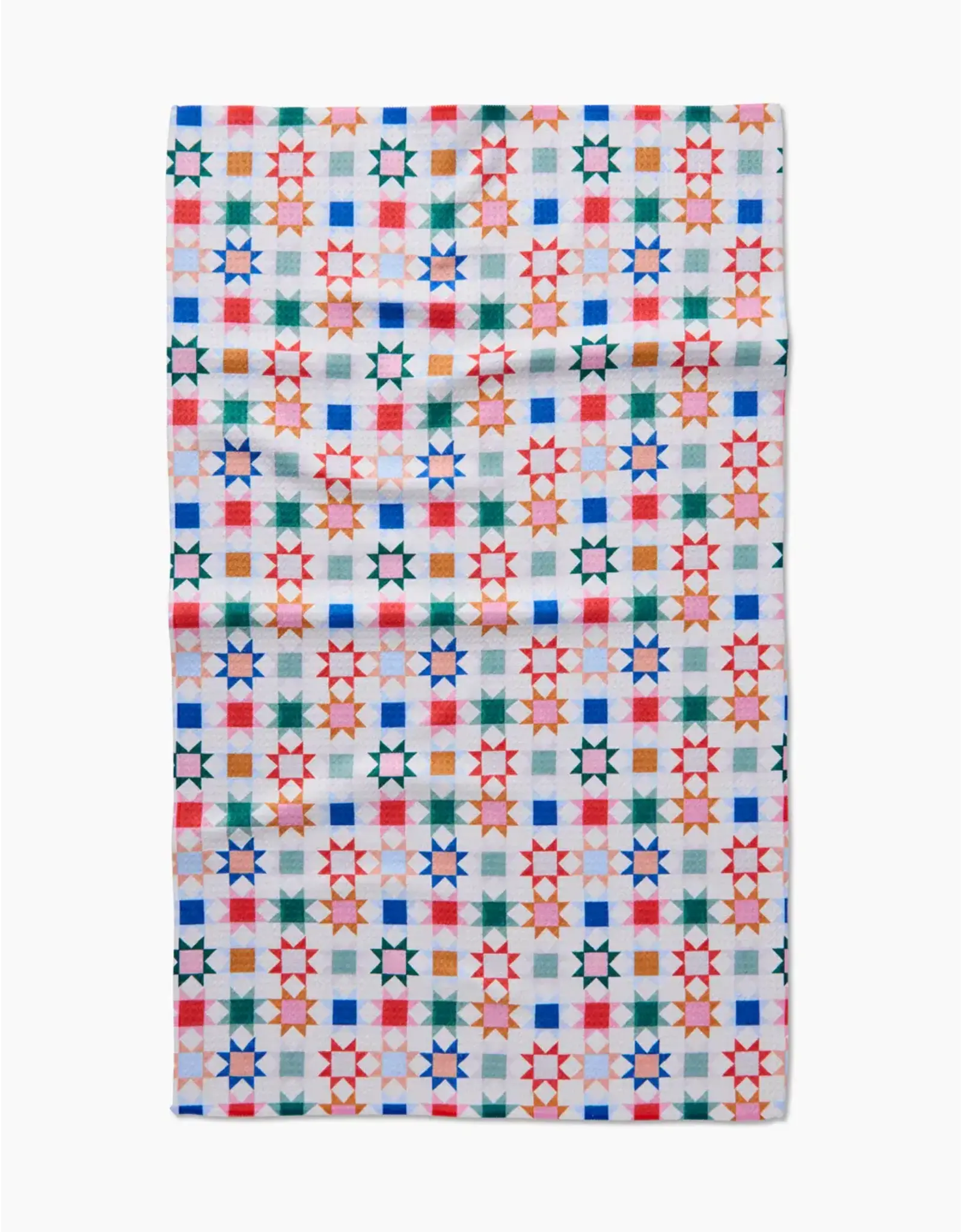 Geometry Patchwork Picnic Kitchen Tea Towel