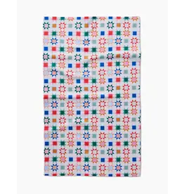 Geometry Patchwork Picnic Kitchen Tea Towel