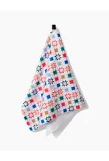 Geometry Patchwork Picnic Kitchen Tea Towel