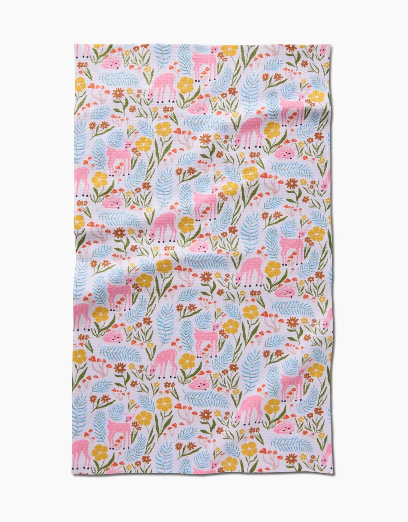 Geometry Fern and Fawn Kitchen Tea Towels
