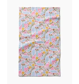 Geometry Fern and Fawn Kitchen Tea Towels
