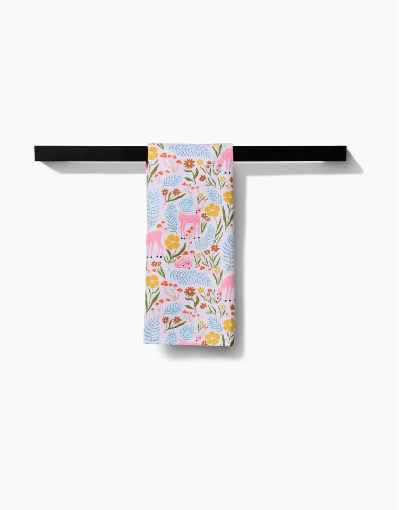 Geometry Fern and Fawn Kitchen Tea Towels