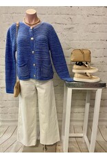 Melania Proper Crop Sweater Jacket