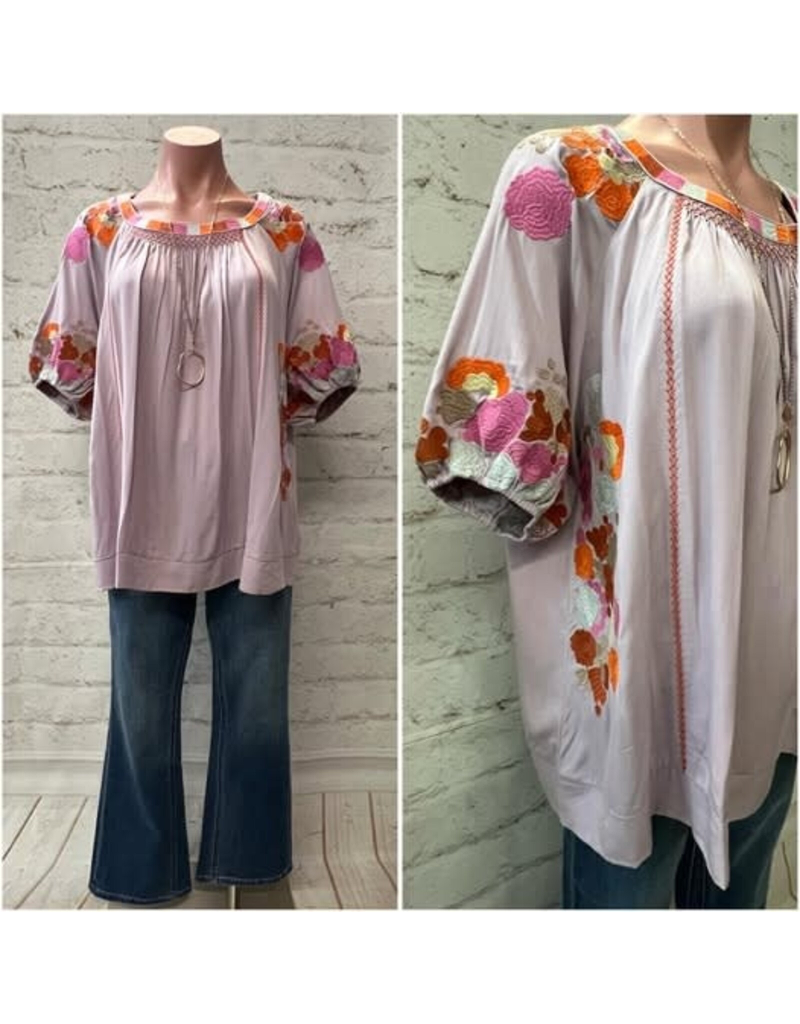 Livy Embroidered Top