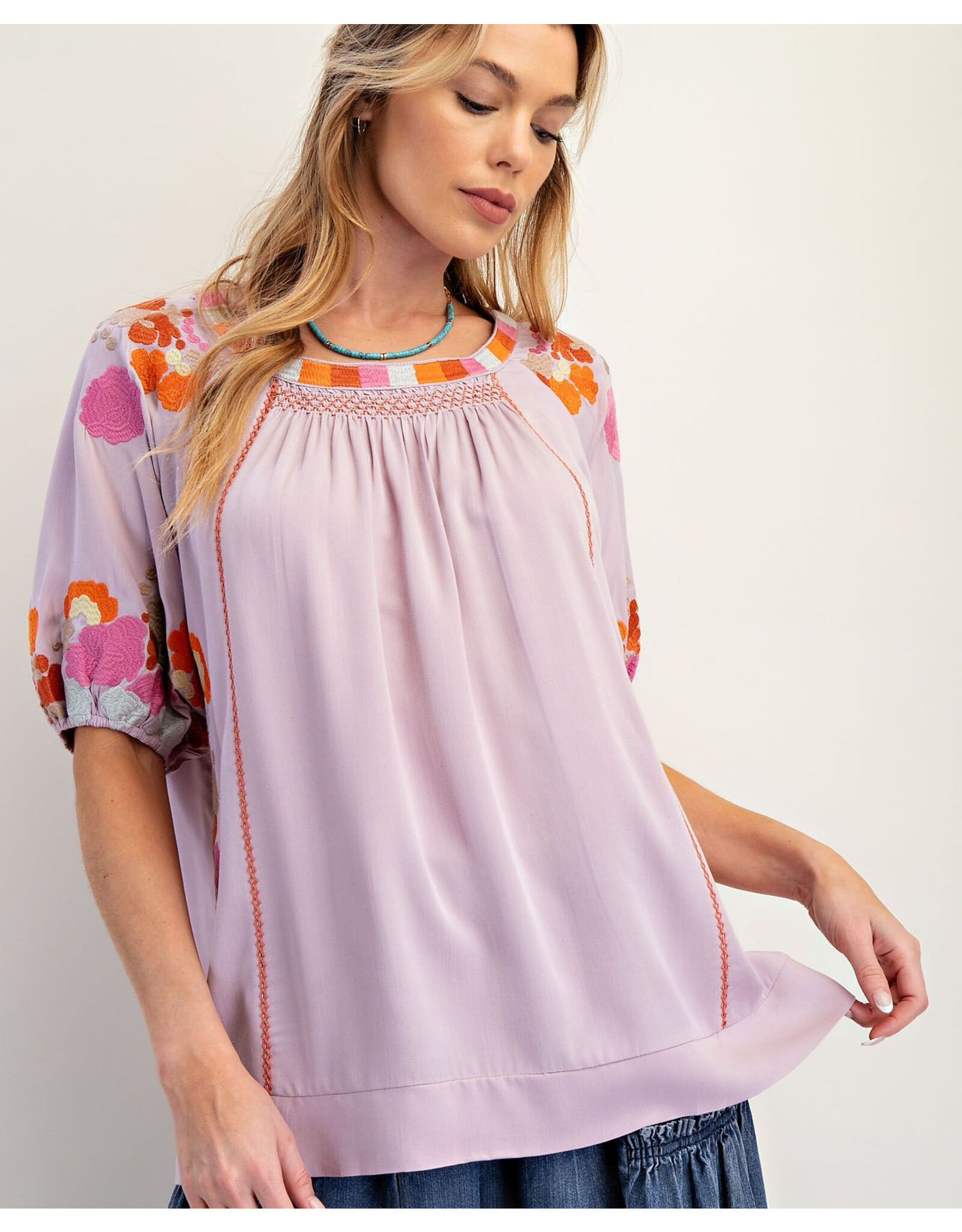 Livy Embroidered Top