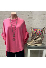 Mira Studded Over Sized High Low Top