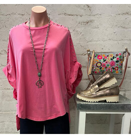 Blue B Mira Studded Over Sized High Low Top