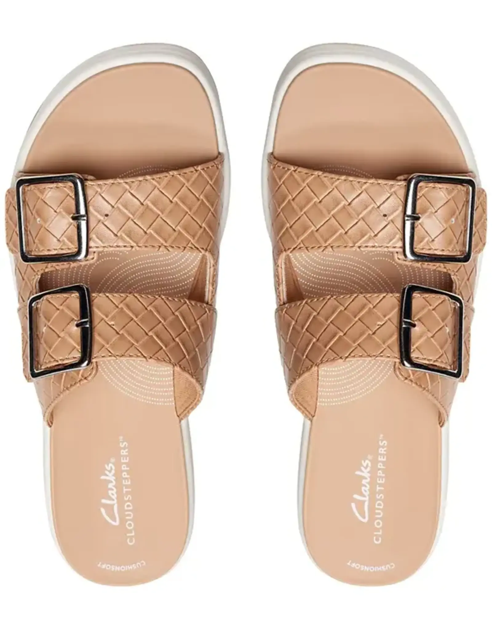 Clarks Clarks Drift Buckle Slip-On Slide Wedge Sandals