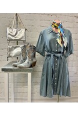 Uncle Frank Uncle Frank Denim Godet Dress