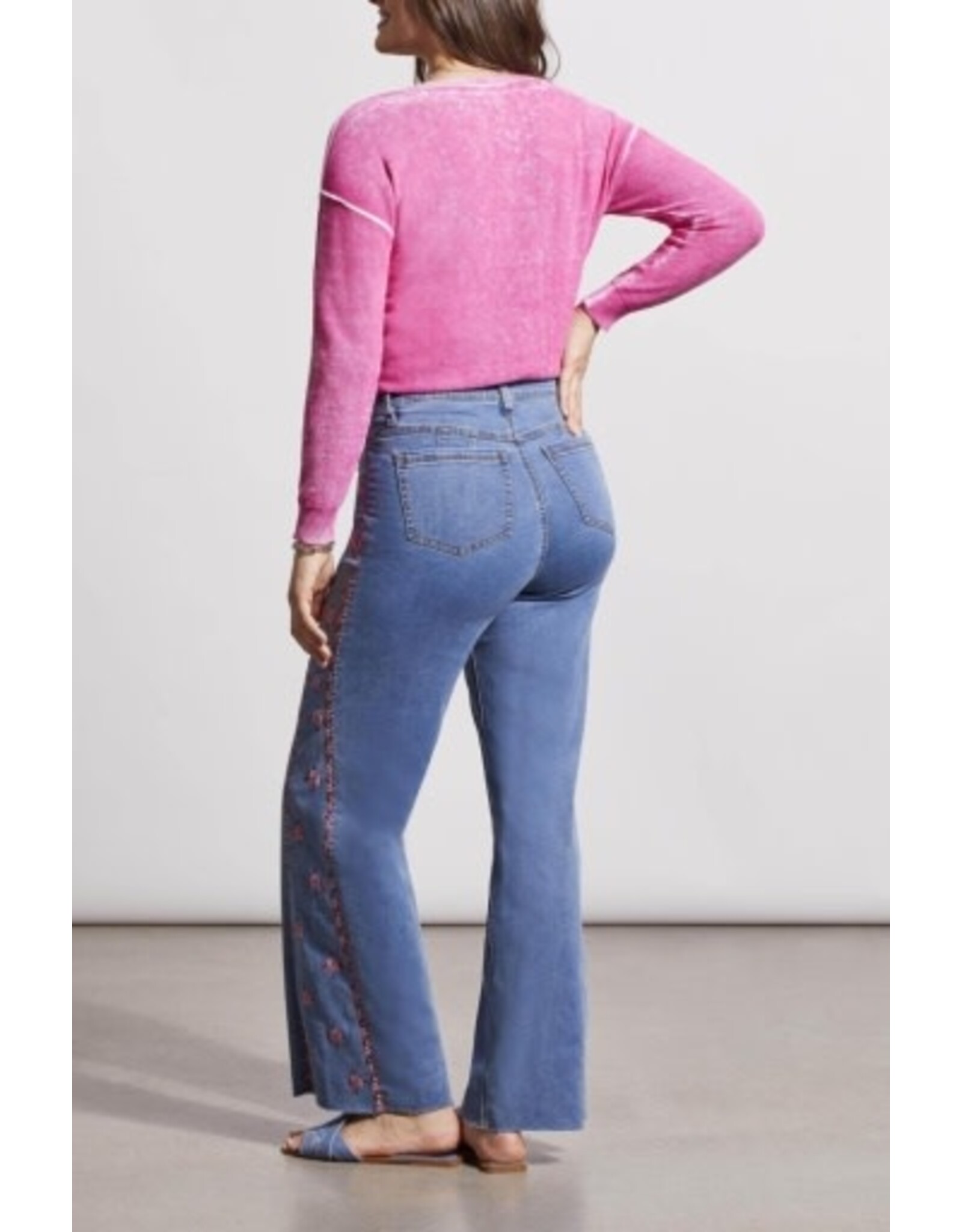 Tribal Tribal Brooke Hugging Jeans with Side Embroidery