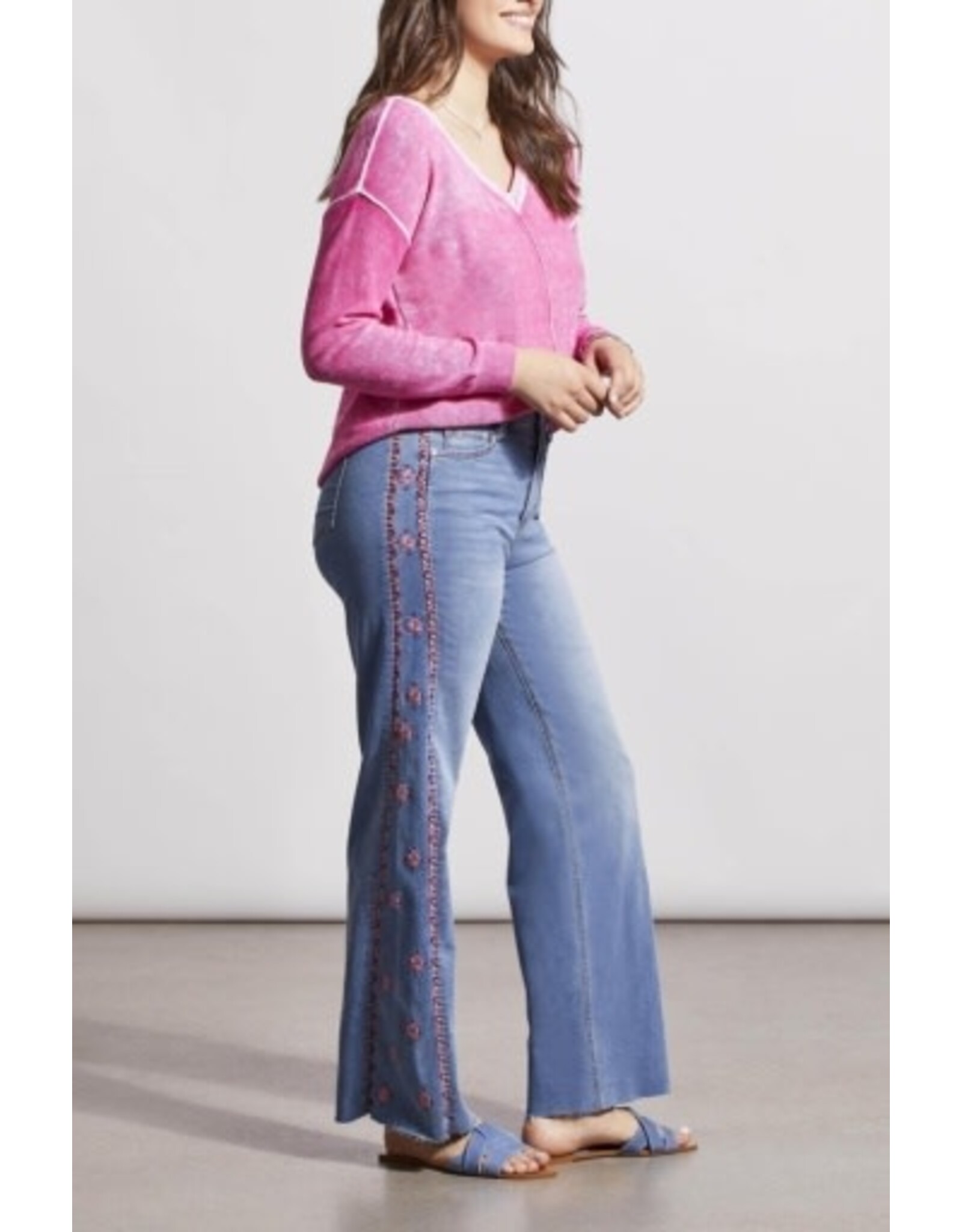 Tribal Tribal Brooke Hugging Jeans with Side Embroidery