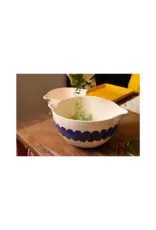 Great Jones Stir Crazy Large  Ceramic Mixing Bowl - Blueberry