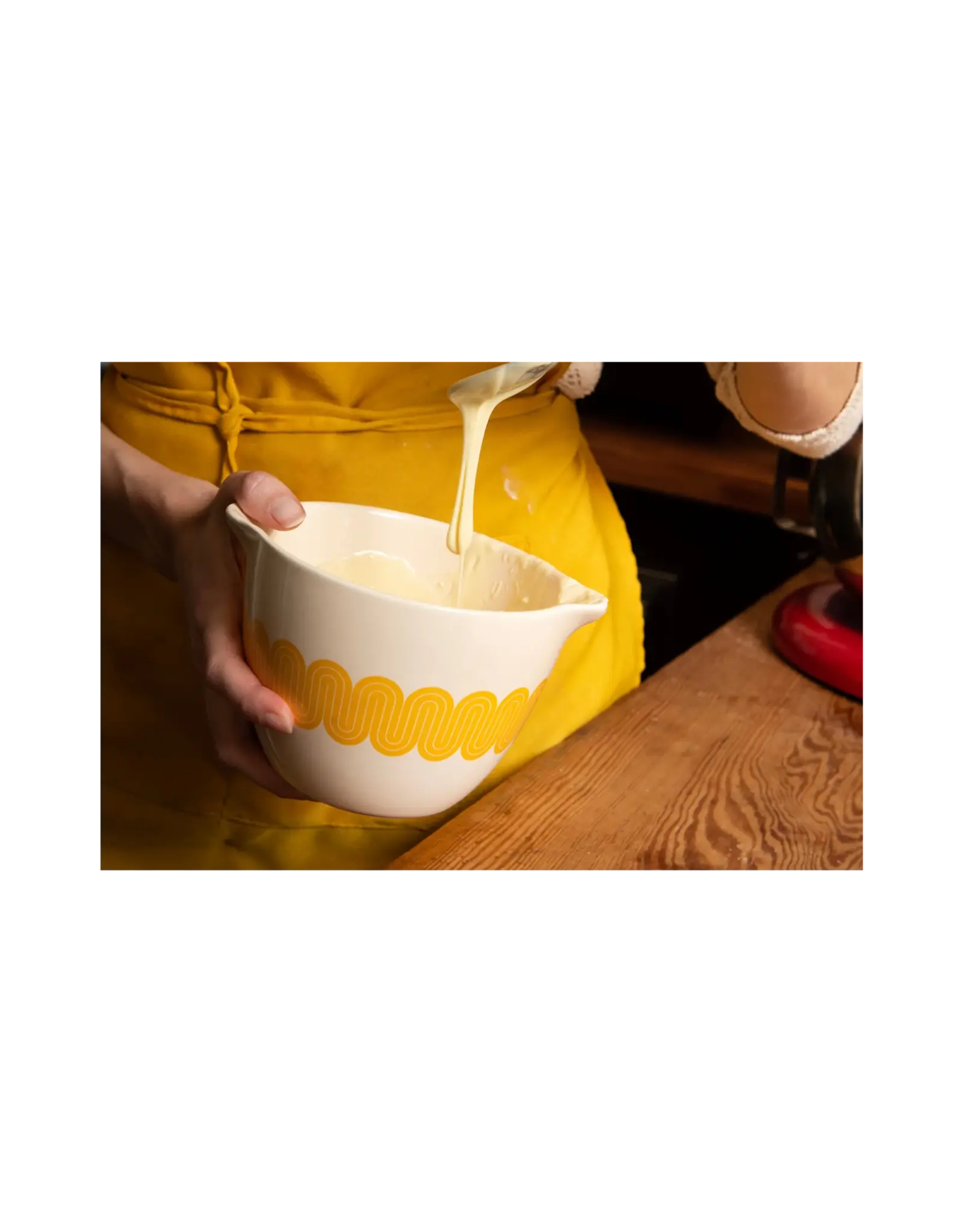 Great Jones Stir Crazy Small Mixing Bowl - Mustard