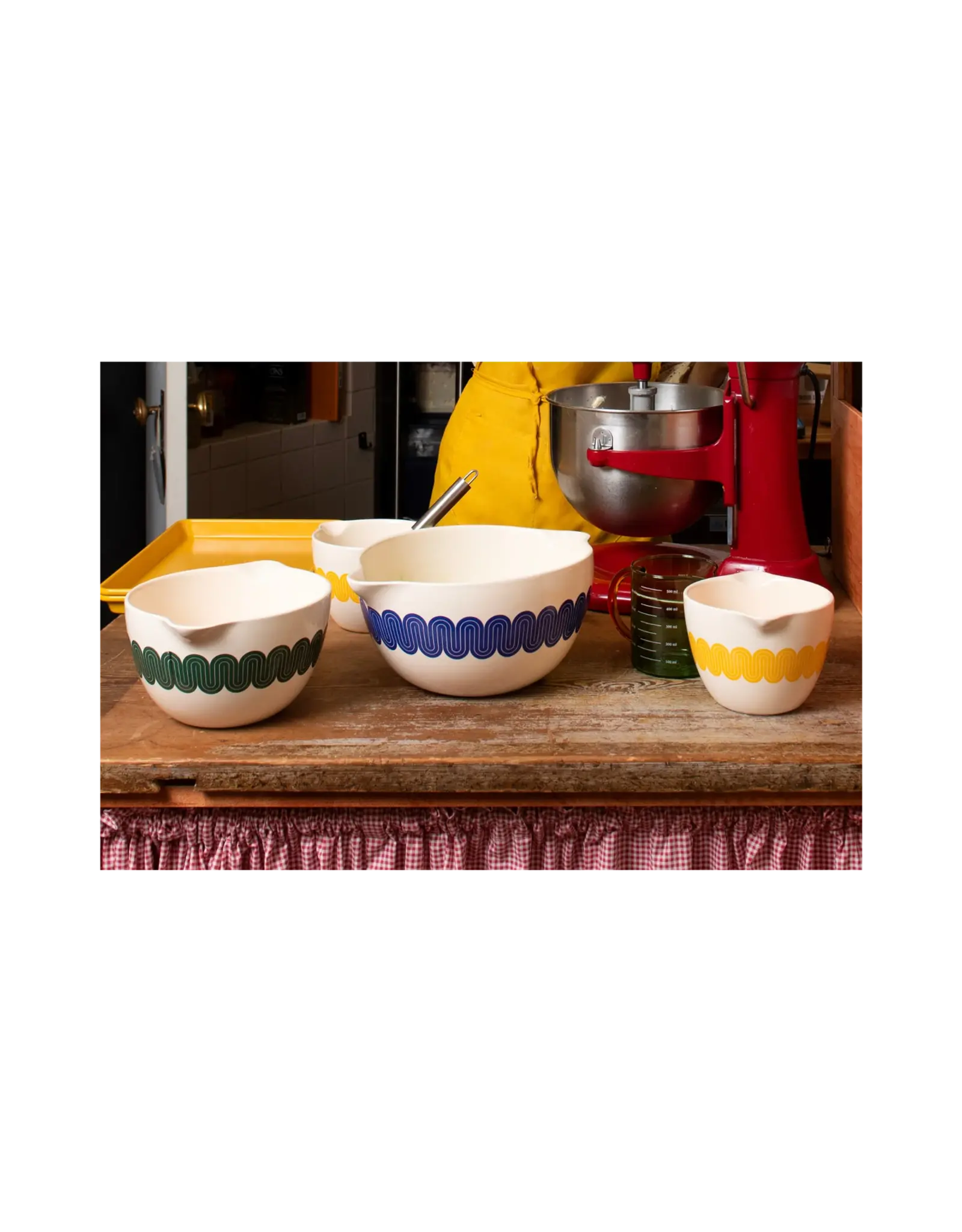 Great Jones Stir Crazy Small Mixing Bowl - Mustard